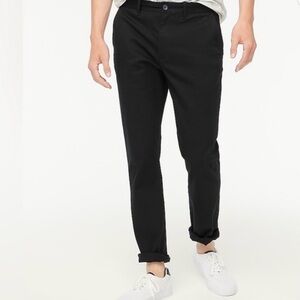 NWT J. crew Athletic slim-fit chino pant black size 33